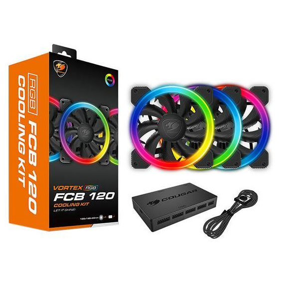 Cougar FCB RGB 120mm Motherboard Sync Cooling Kit (3 Pack)