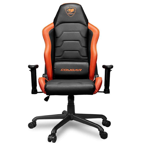 COUGAR Armor Air Dual High Back Design with Mesh Backrest Gaming Chair (Orange & Black))