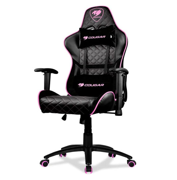 Cougar Armor One Eva Body-embracing High Back Design Gaming Chair (Pink)