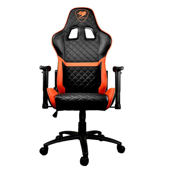 Cougar Armor One Eva Body-embracing High Back Design Gaming Chair (Orange & Black)