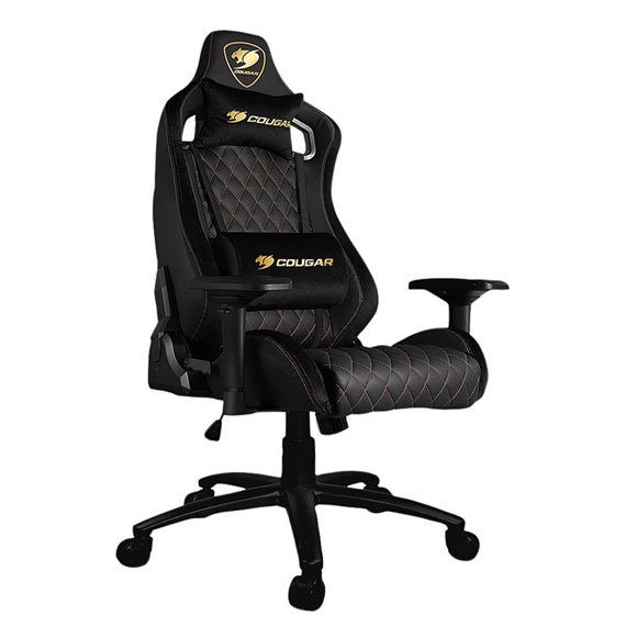 Cougar Armor S Premium PVC Leather Gaming Chair (Royal & Black)