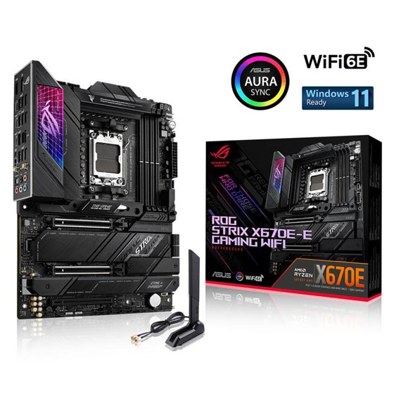 ASUS ROG STRIX X670E-E GAMING WIFI 6E Socket AM5 Gaming Motherboard