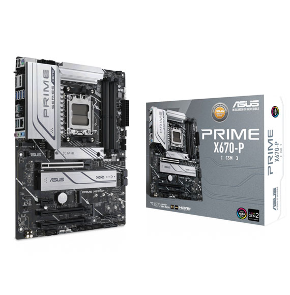 Asus Prime X670-P-CSM ATX AMD AM5 Socket Motherboard