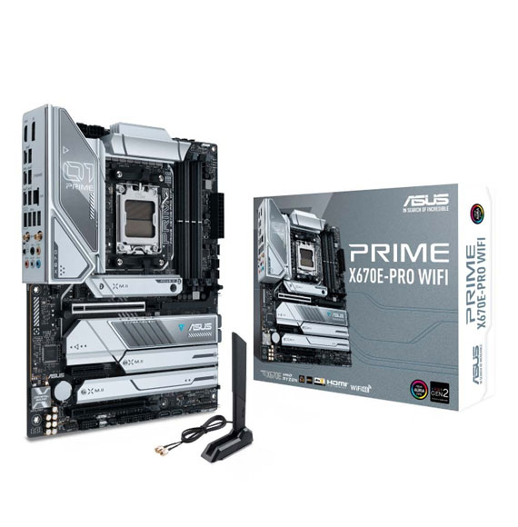 Asus Prime X670E-PRO WIFI AMD AM5 Socket ATX Motherboard
