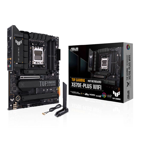 Asus TUF Gaming X670E-Plus WIFI AMD AM5 Socket ATX Motherboard