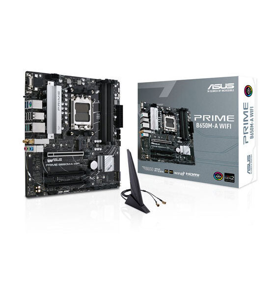 Asus Prime B650M-A WiFi AMD AM5 Socket Micro ATX Motherboard
