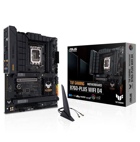 Asus TUF GAMING B760-PLUS WIFI D4 Intel 1700 Socket ATX Motherboard