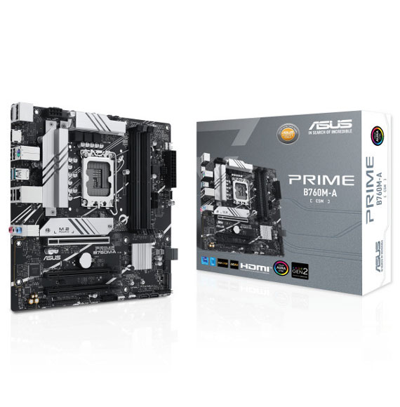 Asus Prime B760M A CSM Intel 1700 Socket Micro ATX Motherboard