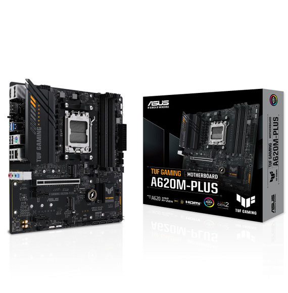 Asus TUF Gaming A620M Plus AMD AM5 Socket Micro ATX Motherboard