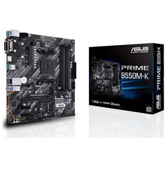 Asus Prime B550M-K AMD AM4 Socket Micro ATX Motherboard